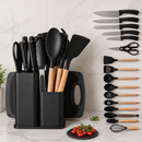Kit Cozinha 19 Peças Premium -  Silicone Antiaderente