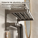 Toalheiro Duplo Premium em Alumínio