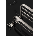 Porta Toalha Suporte Toalheiro Banheiro Duplo Aço Inox Premium Retratil 90° Sem adesivos, precisa fazer furos