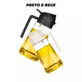 Galheteiro Spray Borrifador Dosador 2 em 1 Para Azeite Vinagre Oléo Vidro Vinagreiro Azeiteiro Cozinha 470ML