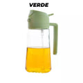 Galheteiro Spray Borrifador Dosador 2 em 1 Para Azeite Vinagre Oléo Vidro Vinagreiro Azeiteiro Cozinha 470ML