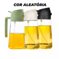 Galheteiro Spray Borrifador Dosador 2 em 1 Para Azeite Vinagre Oléo Vidro Vinagreiro Azeiteiro Cozinha 470ML