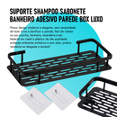 Kit C/2 Suporte De Shampoo Organizador Alta qualidade Prateleiras De Banheiro Sem Furo
