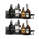 Kit C/2 Suporte De Shampoo Organizador Alta qualidade Prateleiras De Banheiro Sem Furo
