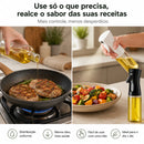 Spray Borrifador Azeite 220ml Vidro Pulverizador Óleo Vinagre Para Cozinha Air Fryer Kit 1 ou 2