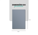 Espelho Vildrex Florença 70x50cm Design Moderno Lapidado Decorativo Moderno para Banheiro Quarto Parede Sem Moldura Luxo