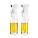 Spray Borrifador Azeite 220ml Vidro Pulverizador Óleo Vinagre Para Cozinha Air Fryer Kit 1 ou 2