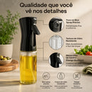 Spray Borrifador Azeite 220ml Vidro Pulverizador Óleo Vinagre Para Cozinha Air Fryer Kit 1 ou 2