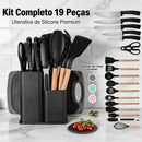 Kit Cozinha 19 Peças Premium -  Silicone Antiaderente