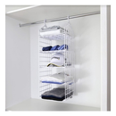 Organizador Plástico Suspenso Dobrável 5 Níveis Vertical Telado Multiuso Resistente Articulado