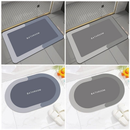 Tapete Antiderrapante De Banheiro Super Absorvente Secagem Rápida Chuveiro Cozinha Varanda