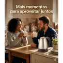 Chaleira Jarra Elétrica Inox 1,8L com Desligamento Automático