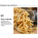 Porta Mantimento De Vidro Herméticos Kit Com 4 Potes Tampa De Inox